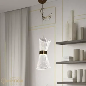 Elegant LED hanging chandelier with triple lighting