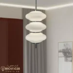 Lighting made of snow glass in Italian style