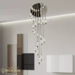 Long Hanging LED Chandelier for a Luxurious Look