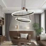 Modern Chandelier with Three Lights